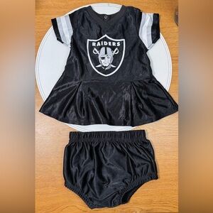 NFL Las Vegas Raiders 3-6 month Cheer Apparel